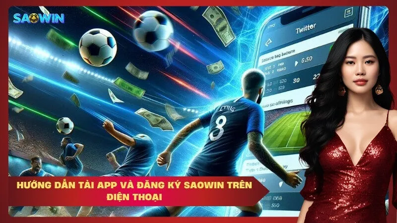 Hướng dẫn tải app và đăng ký Saowin trên điện thoại